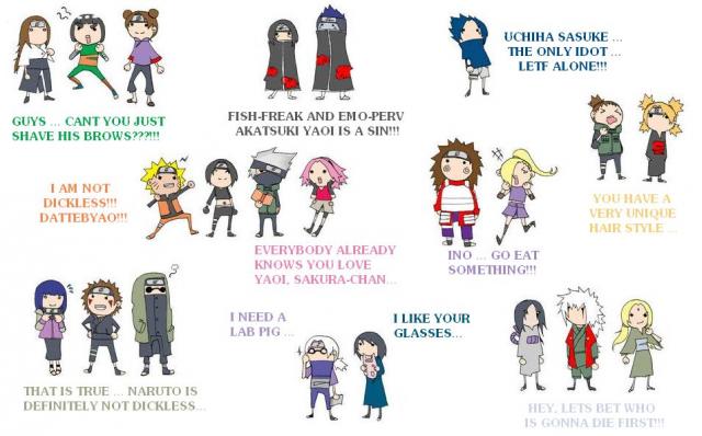 Shippuuden Chibi Guys and Girls